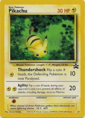 Pikachu 27 Non-Holo Black Star Promo - The Power of One VHS/DVD release